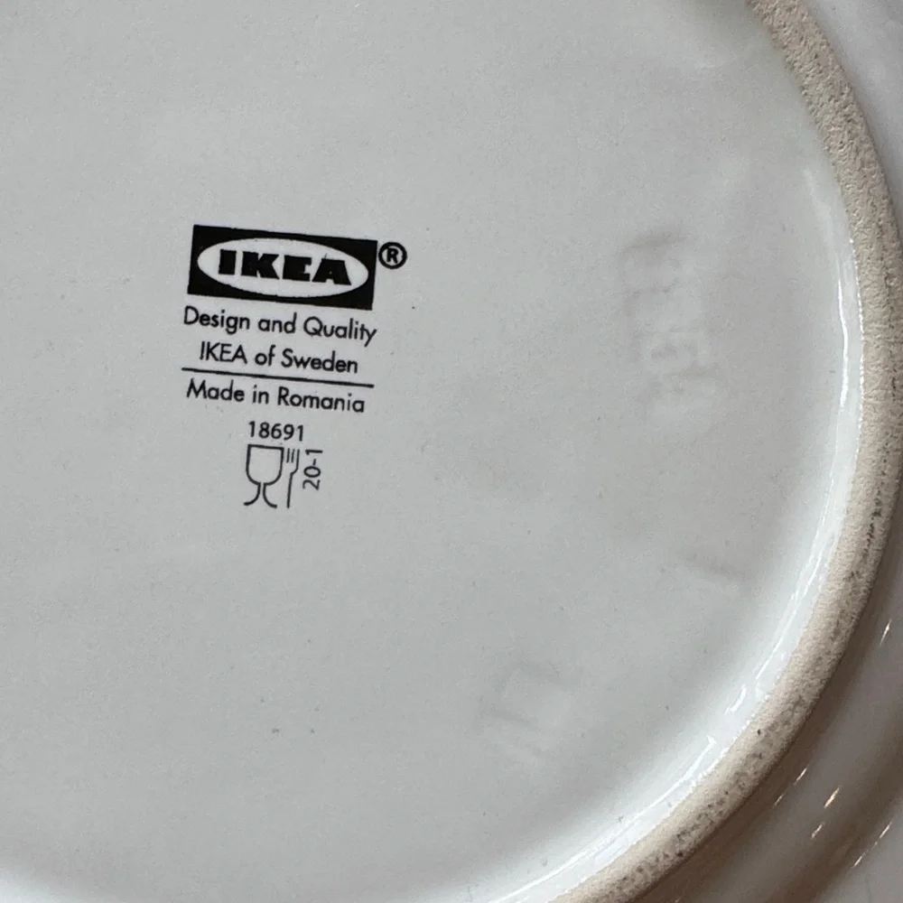IKEA Unique Bird Plate Romania RARE HTF 8 3/8